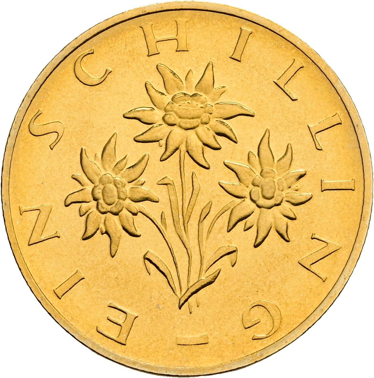 1 Schilling 1985 – Rückseite