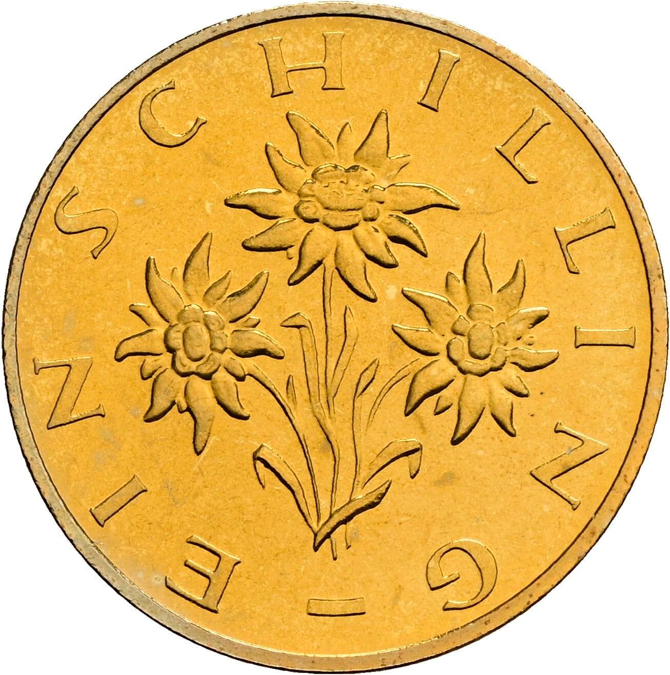 1 Schilling 1985 – Rückseite