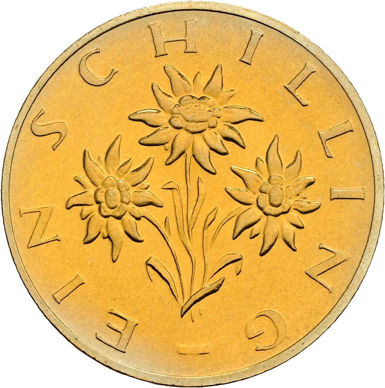 1 Schilling 1985 – Rückseite