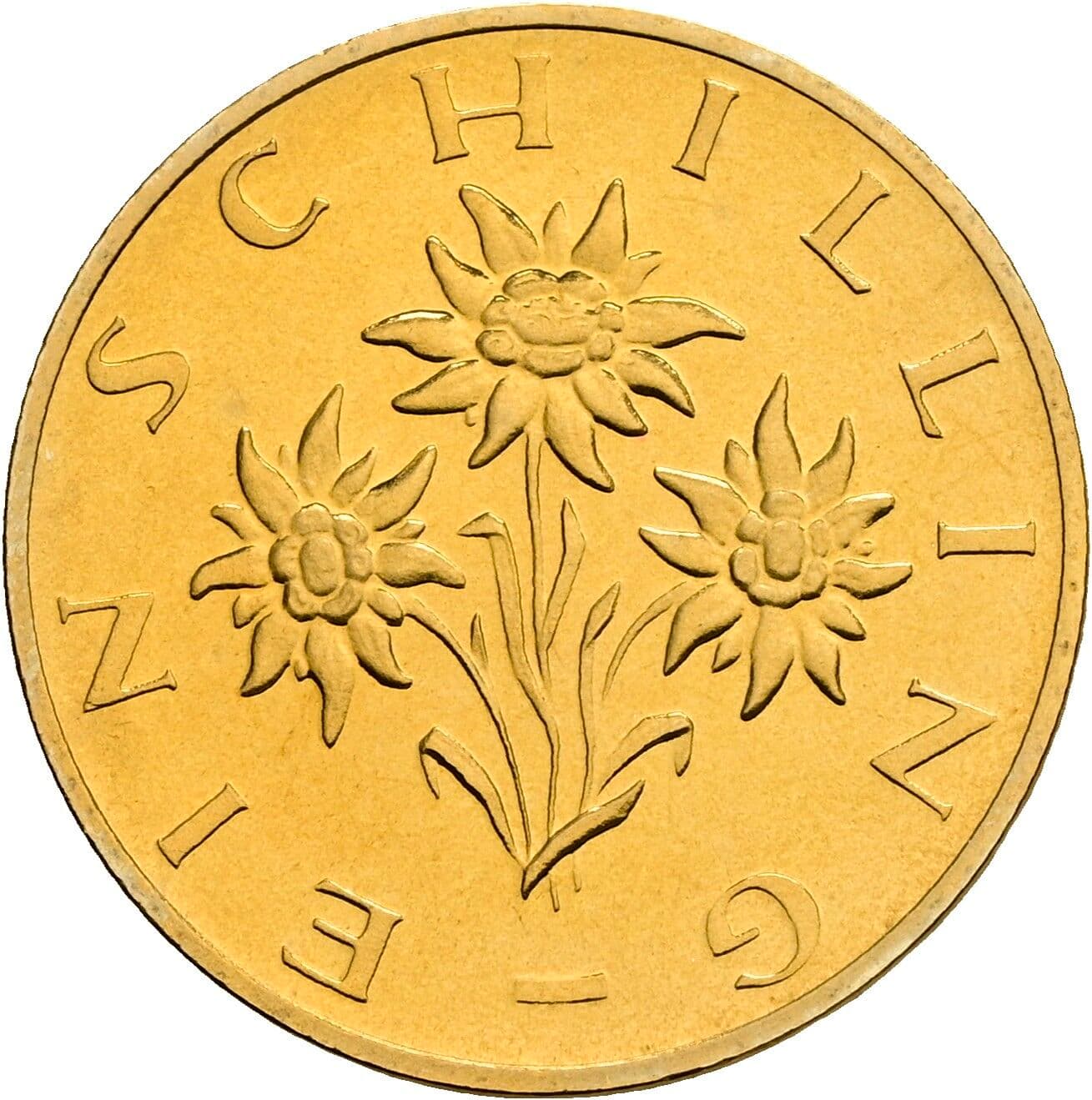 1 Schilling 1985 – Rückseite