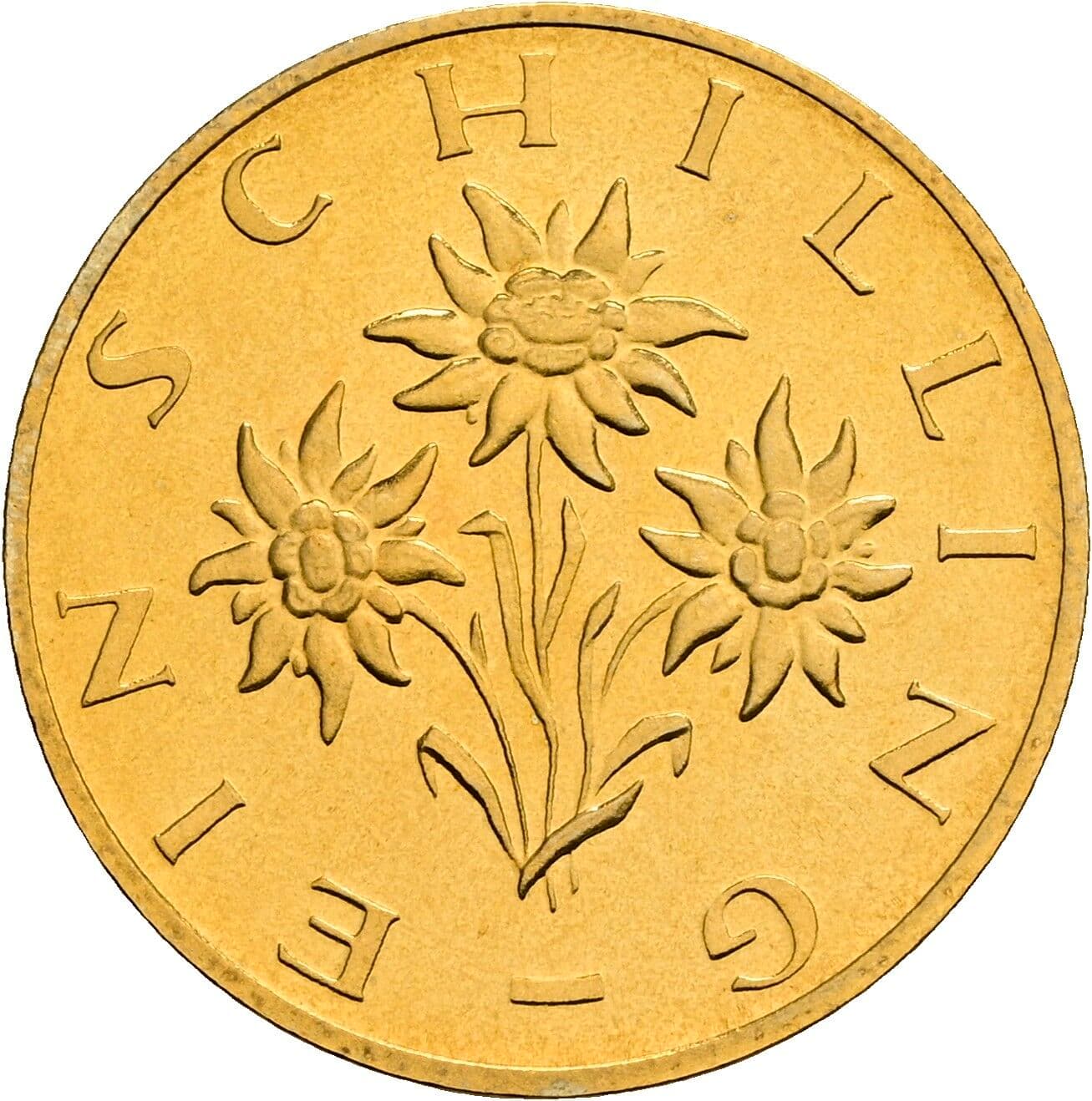1 Schilling 1985 – Rückseite