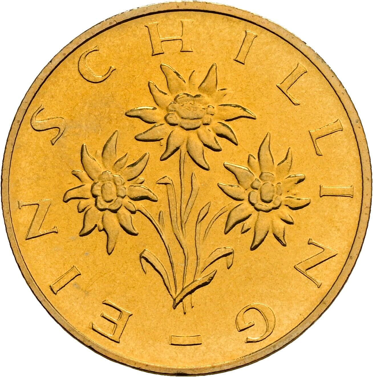 1 Schilling 1985 – Rückseite