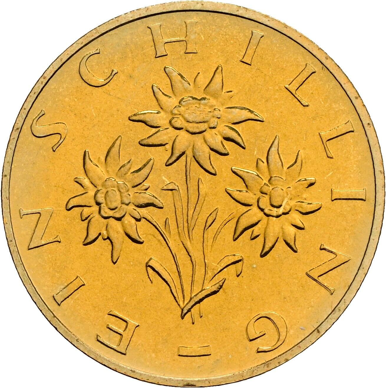 1 Schilling 1985 – Rückseite
