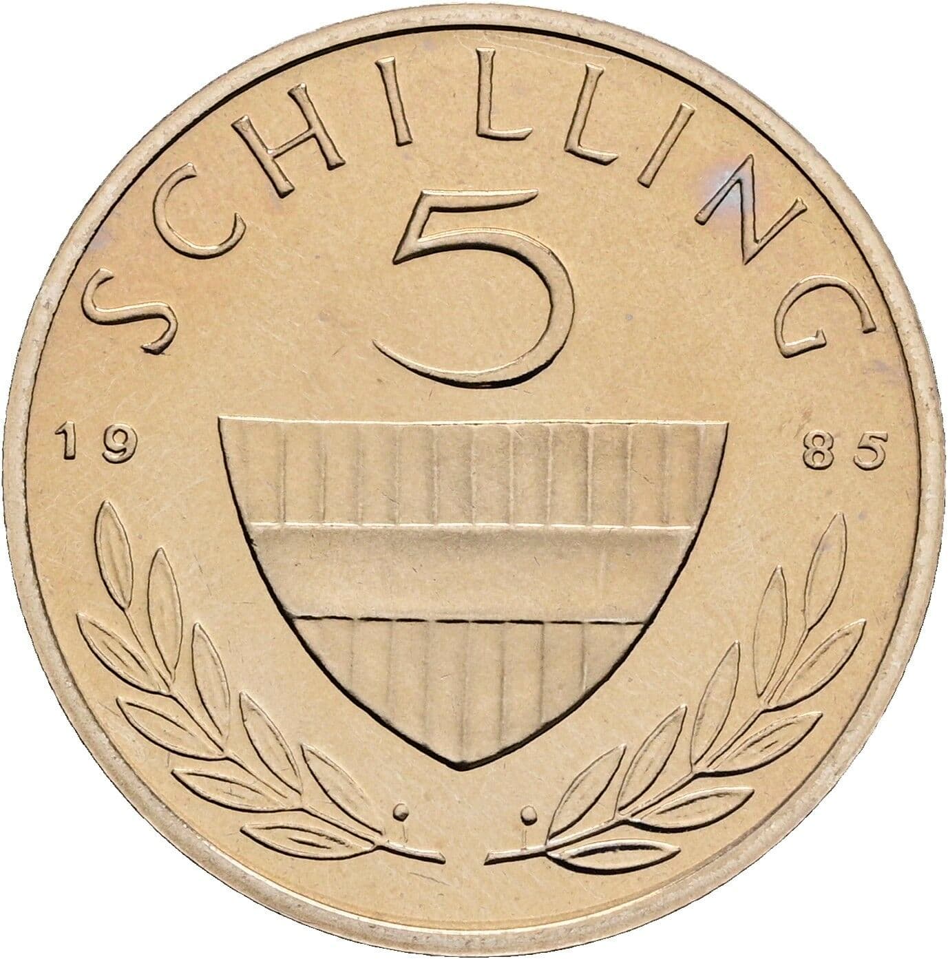 5 Schilling 1985 – Vorderseite