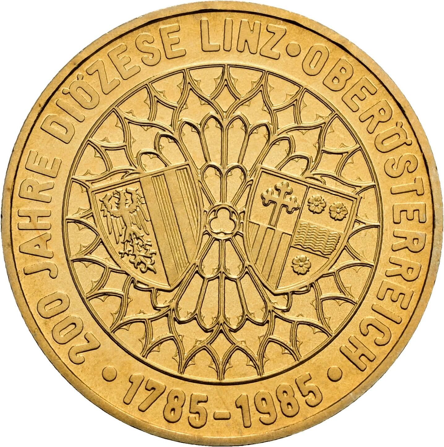 20 Schilling 1985 – Rückseite