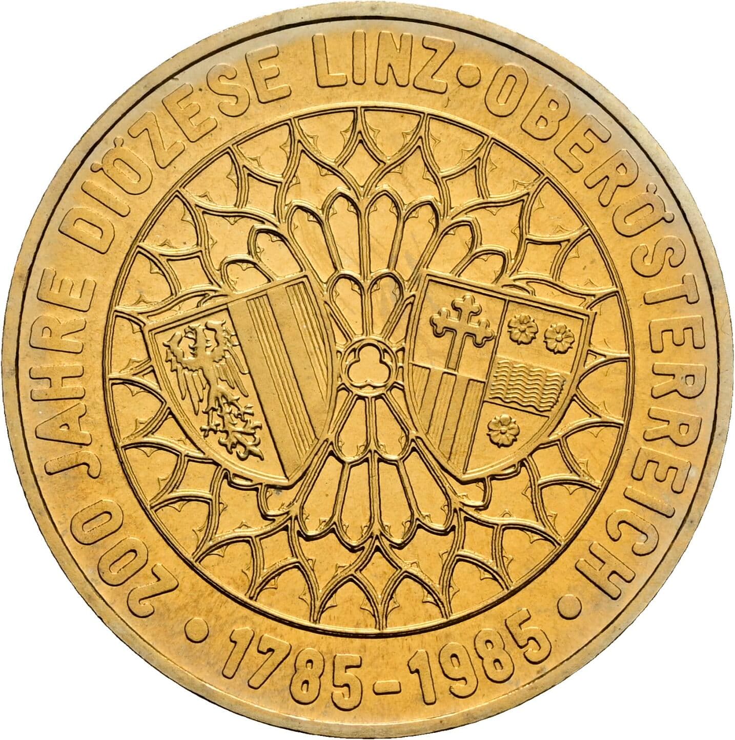 20 Schilling 1985 – Rückseite