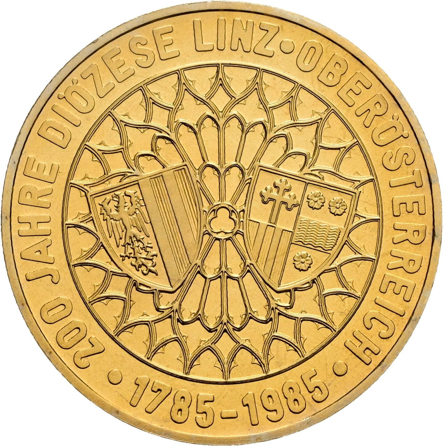 20 Schilling 1985 – Rückseite