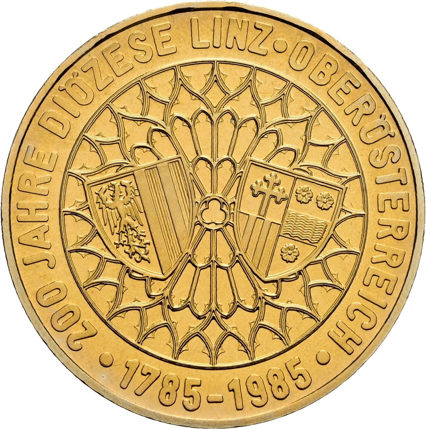 20 Schilling 1985 – Rückseite