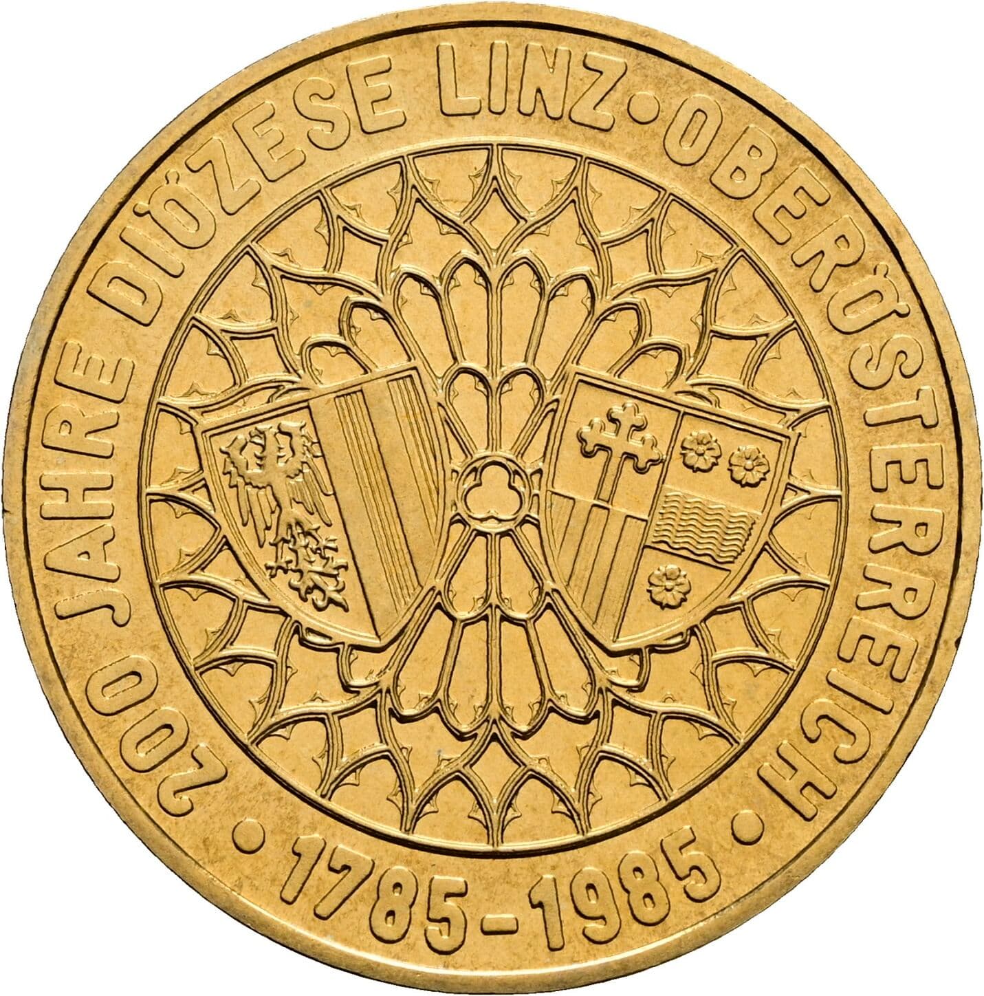 20 Schilling 1985 – Rückseite