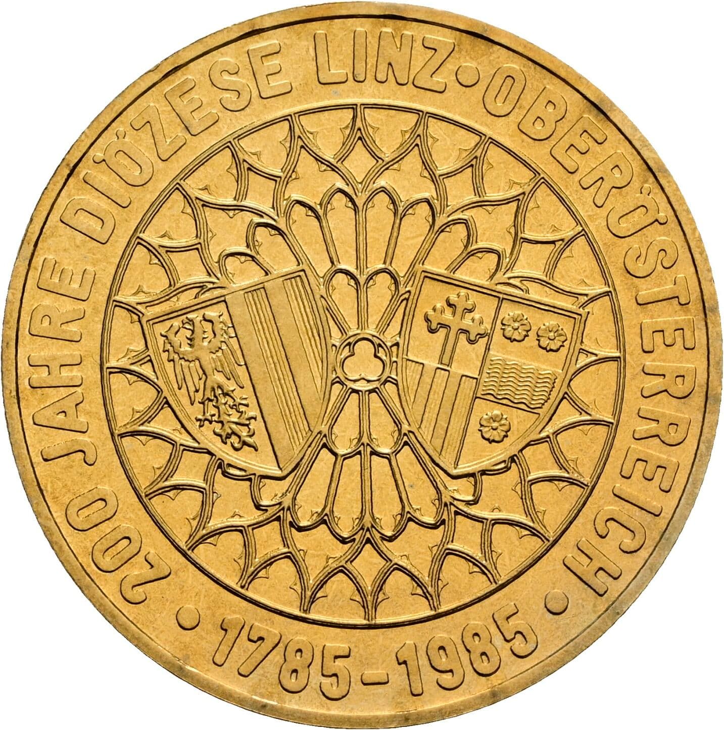 20 Schilling 1985 – Rückseite
