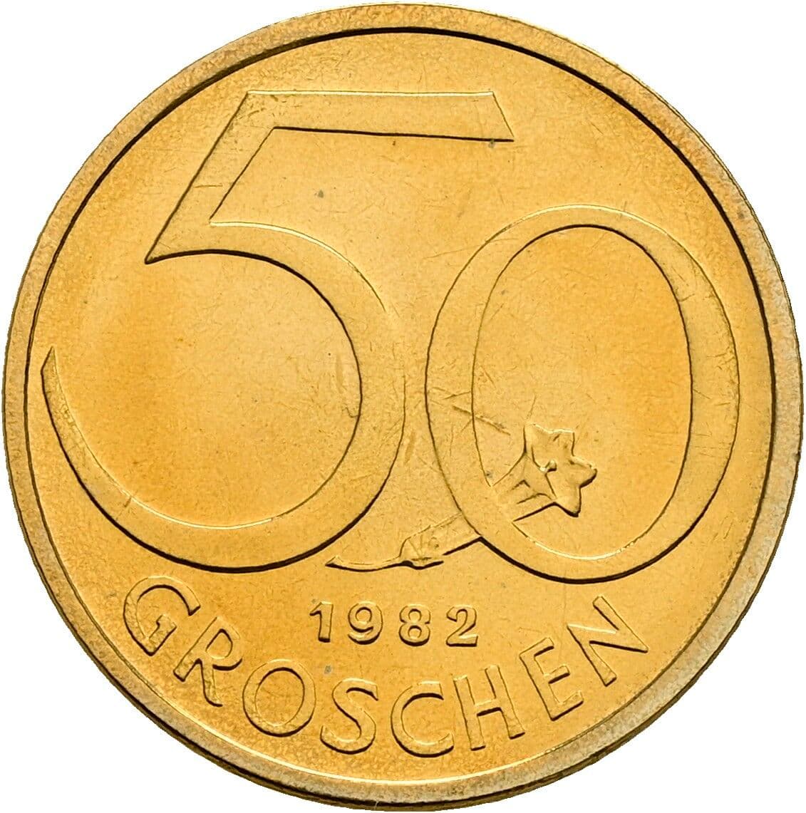50 Groschen 1982 – Vorderseite