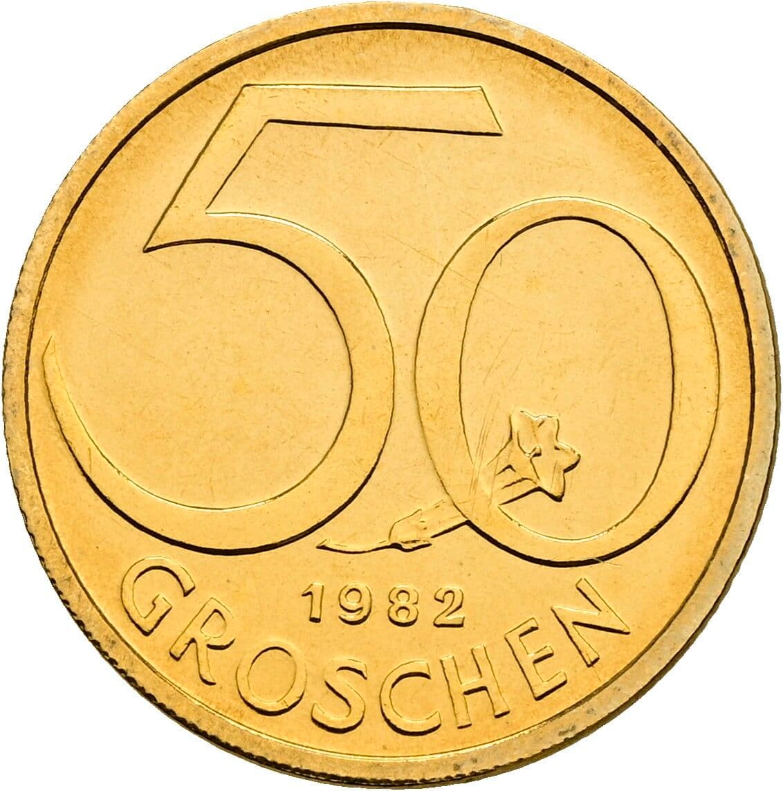 50 Groschen 1982 – Vorderseite
