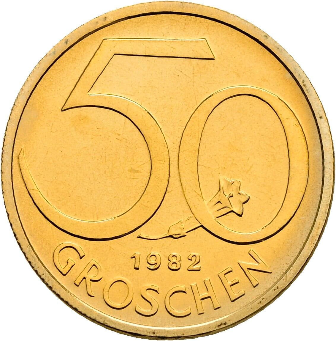 50 Groschen 1982 – Vorderseite