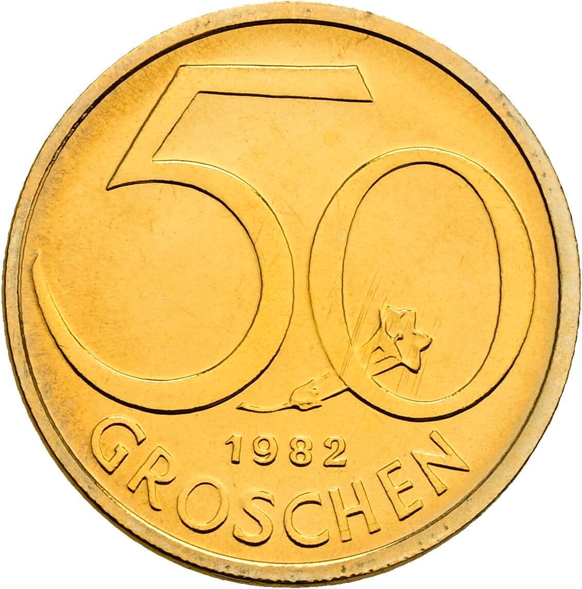50 Groschen 1982 – Vorderseite