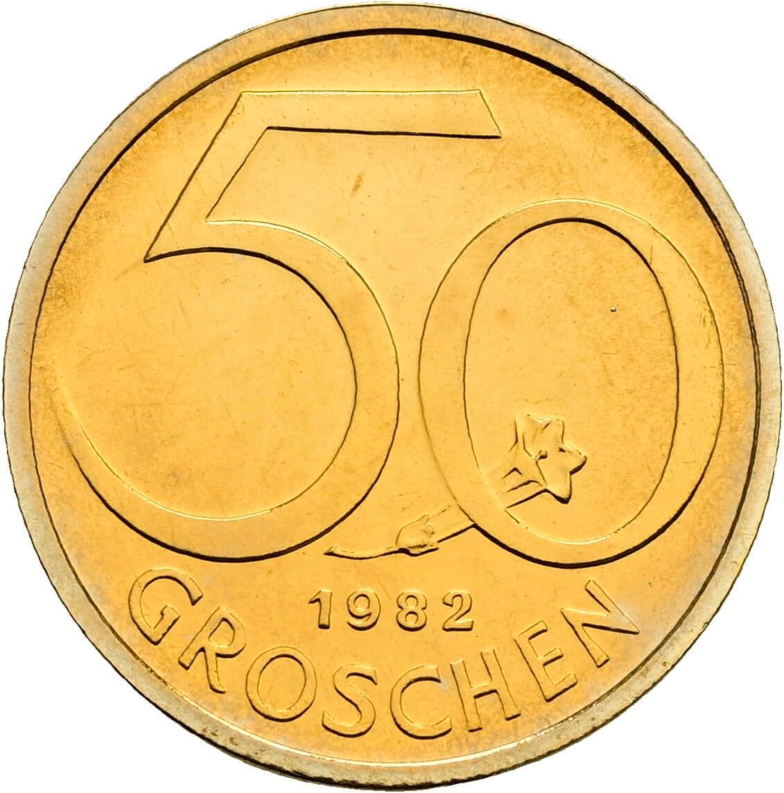50 Groschen 1982 – Vorderseite