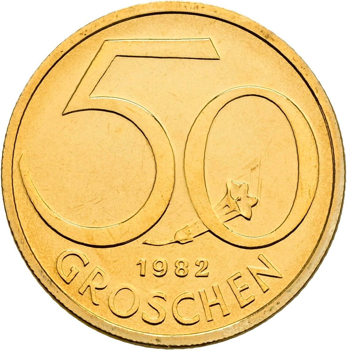 50 Groschen 1982 – Vorderseite