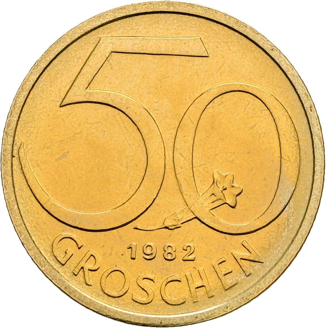 50 Groschen 1982 – Vorderseite
