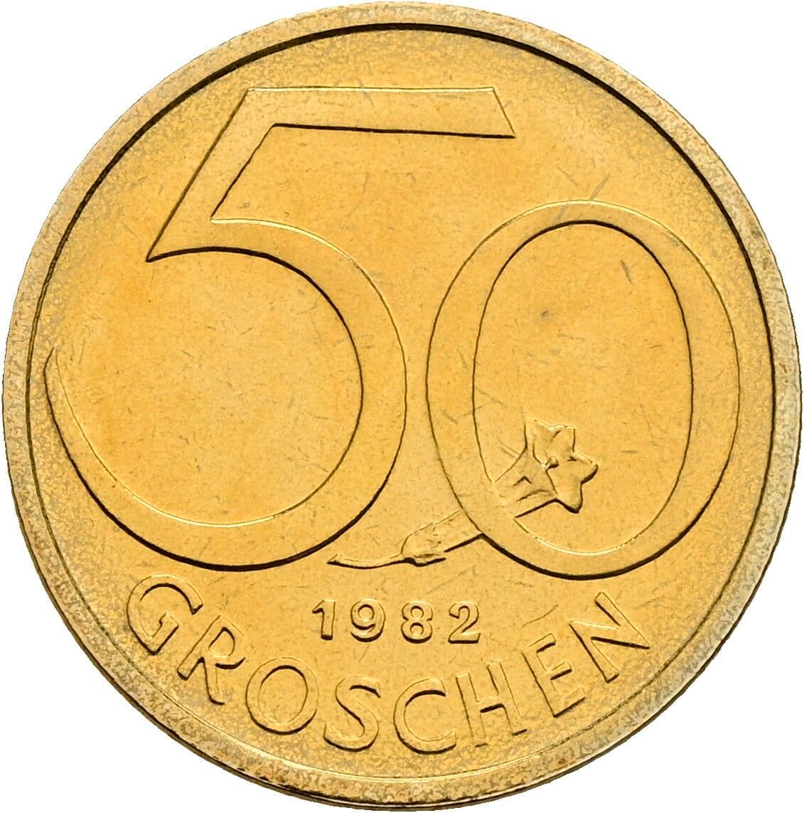50 Groschen 1982 – Vorderseite