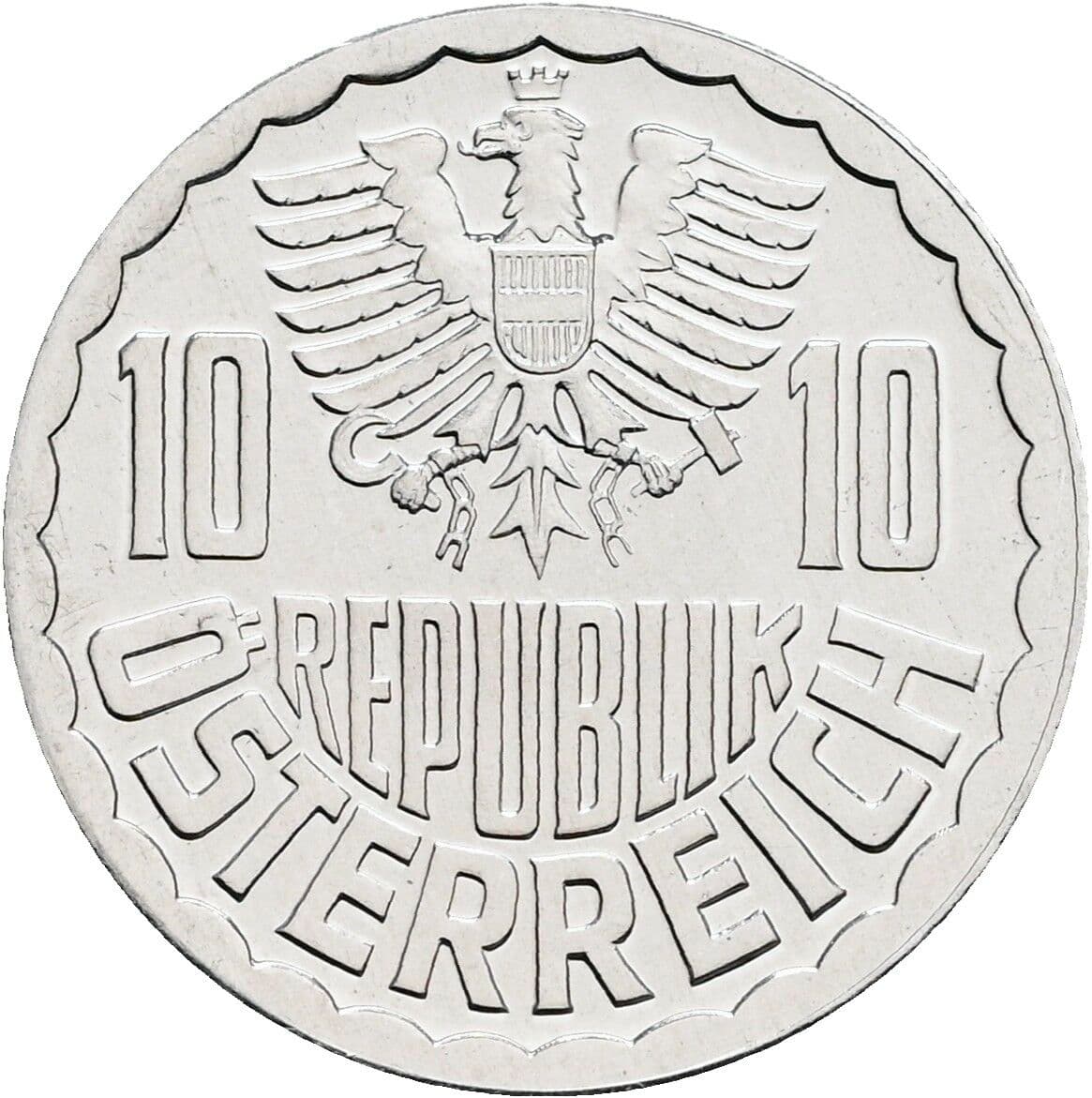 10 Groschen 1982 – Rückseite
