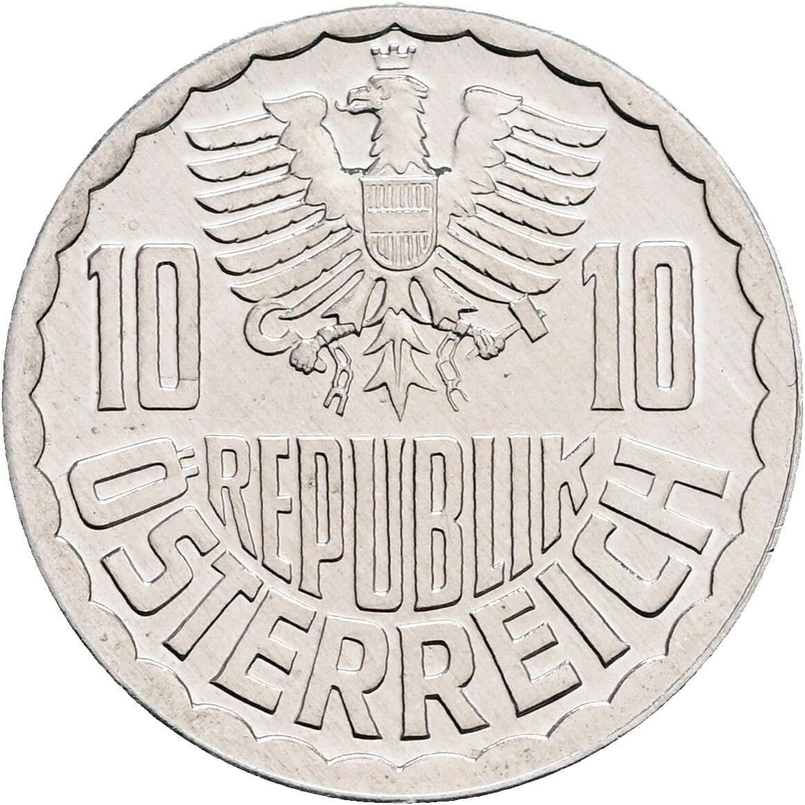10 Groschen 1982 – Rückseite