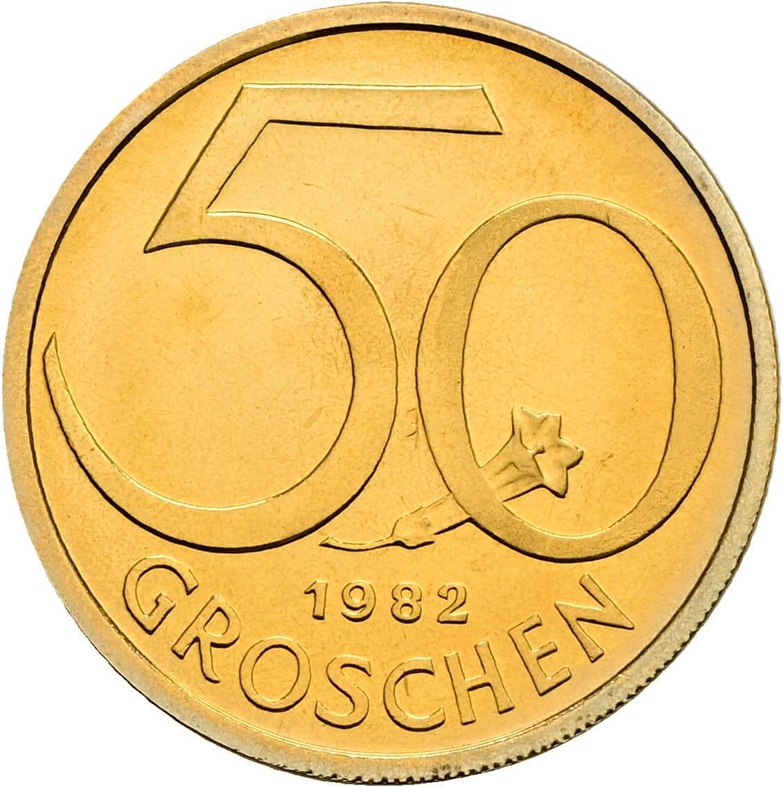 50 Groschen 1982 – Vorderseite