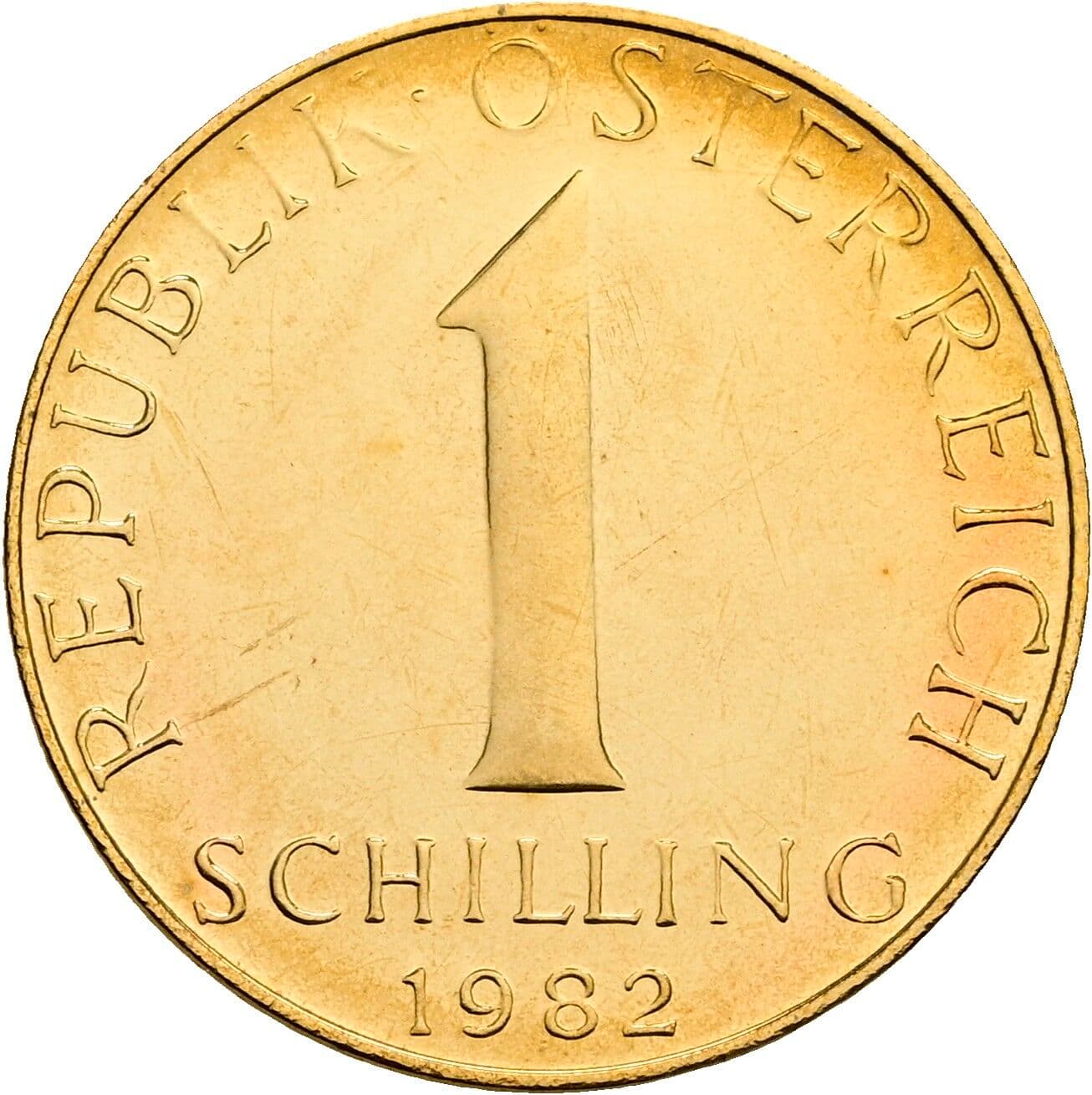 1 Schilling 1982 – Vorderseite