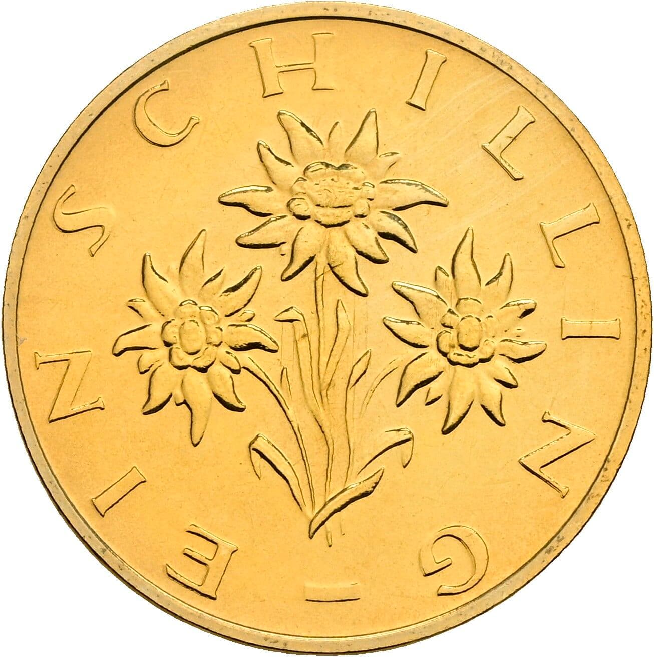 1 Schilling 1982 – Rückseite