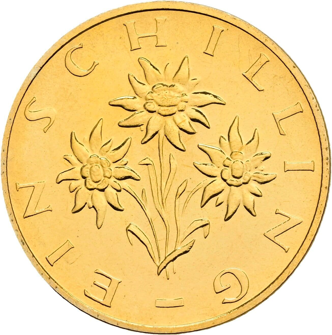 1 Schilling 1982 – Rückseite