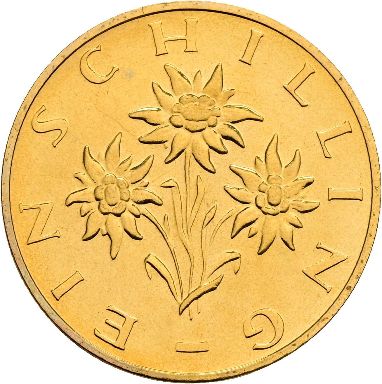 1 Schilling 1982 – Rückseite