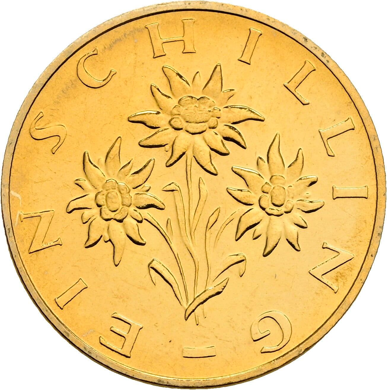 1 Schilling 1982 – Rückseite