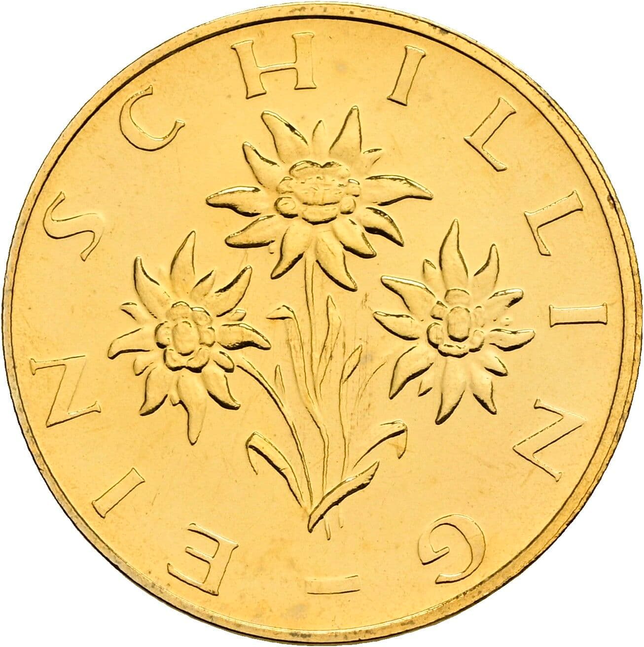 1 Schilling 1982 – Rückseite