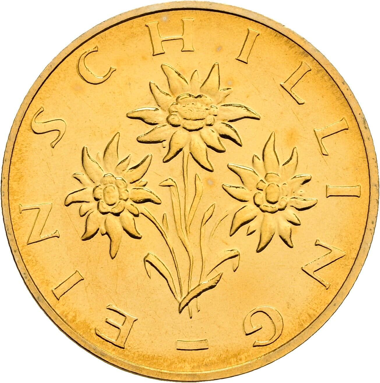 1 Schilling 1982 – Rückseite