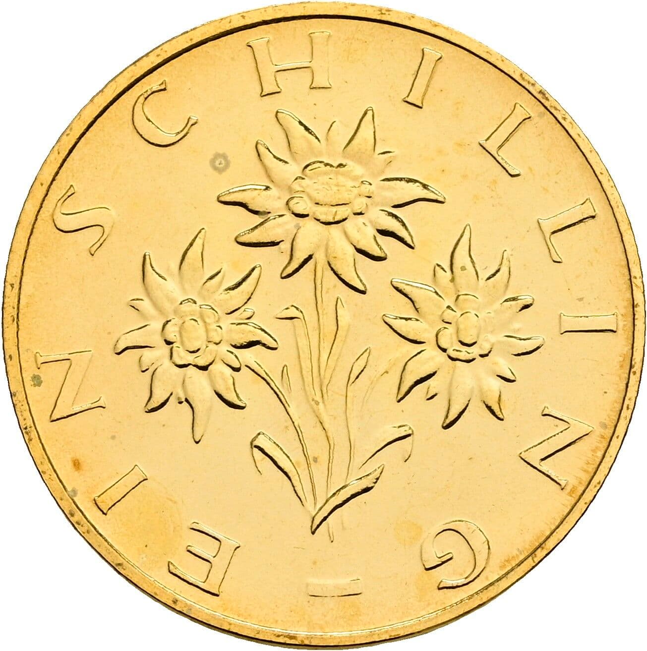 1 Schilling 1982 – Rückseite