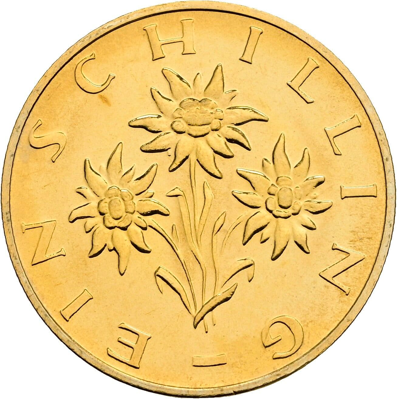 1 Schilling 1982 – Rückseite