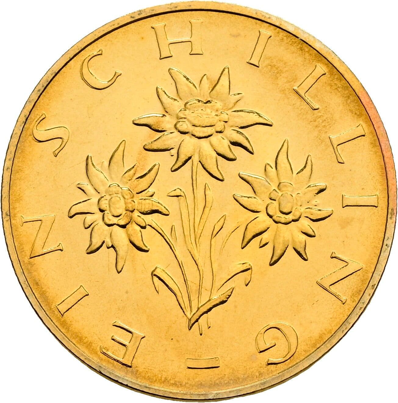 1 Schilling 1982 – Rückseite