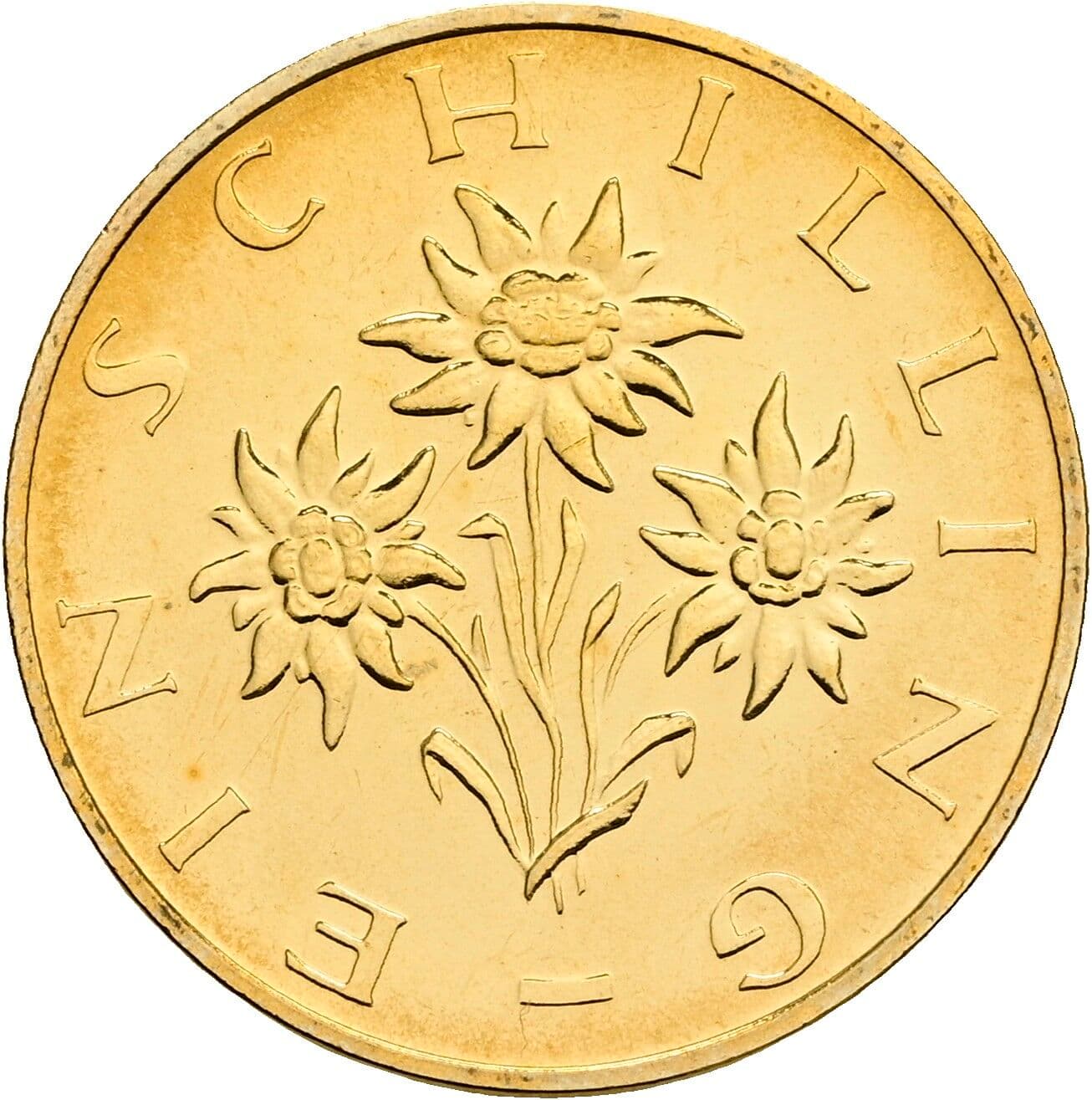 1 Schilling 1982 – Rückseite
