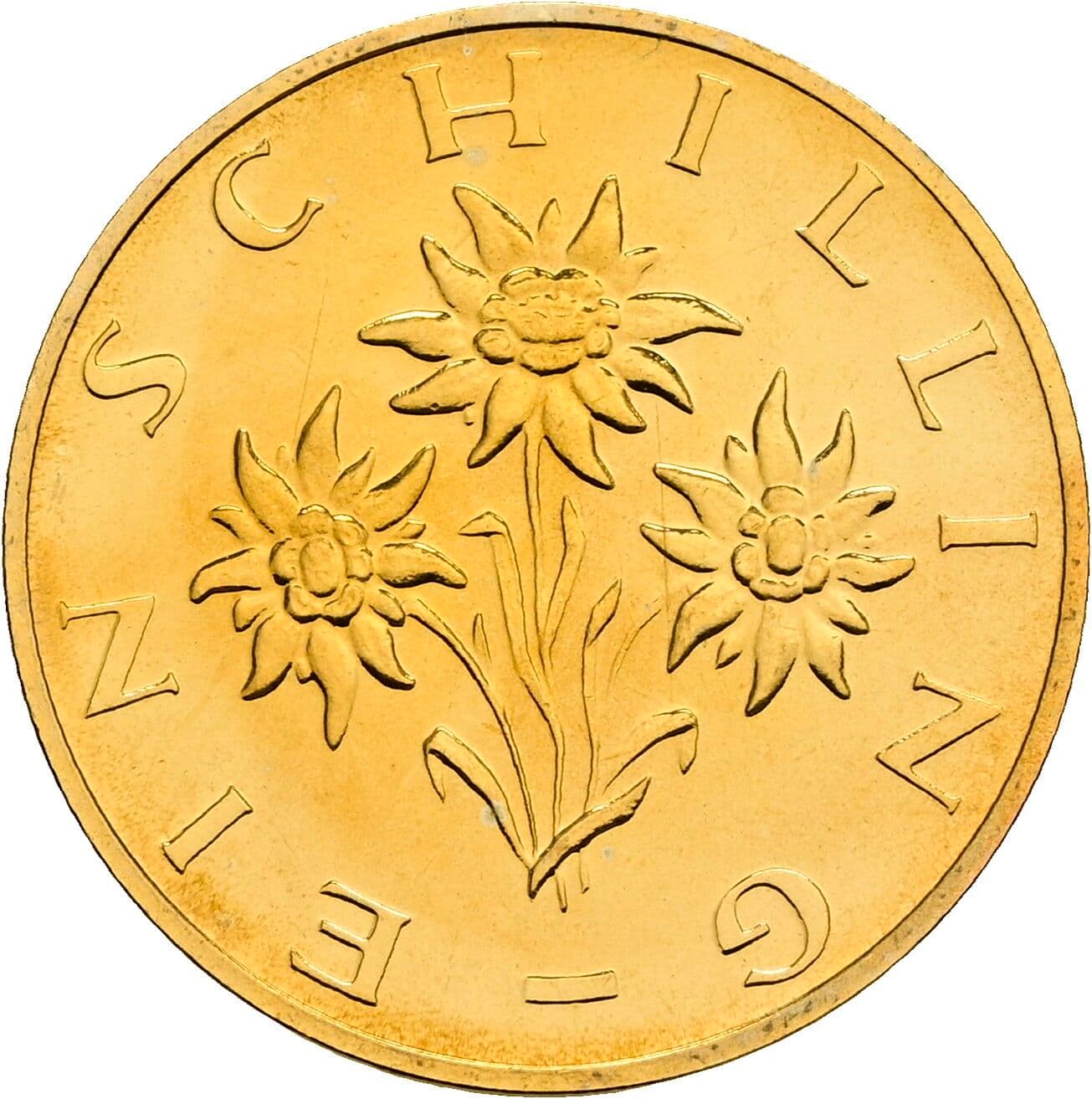 1 Schilling 1982 – Rückseite
