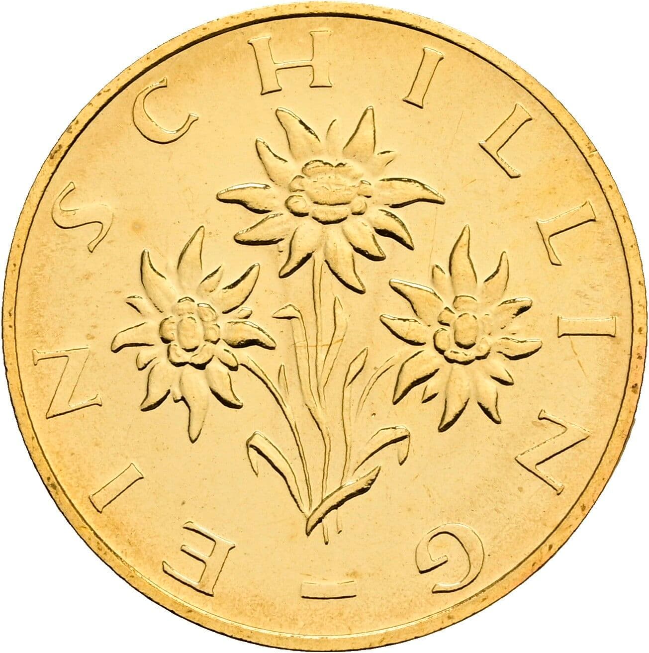 1 Schilling 1982 – Rückseite
