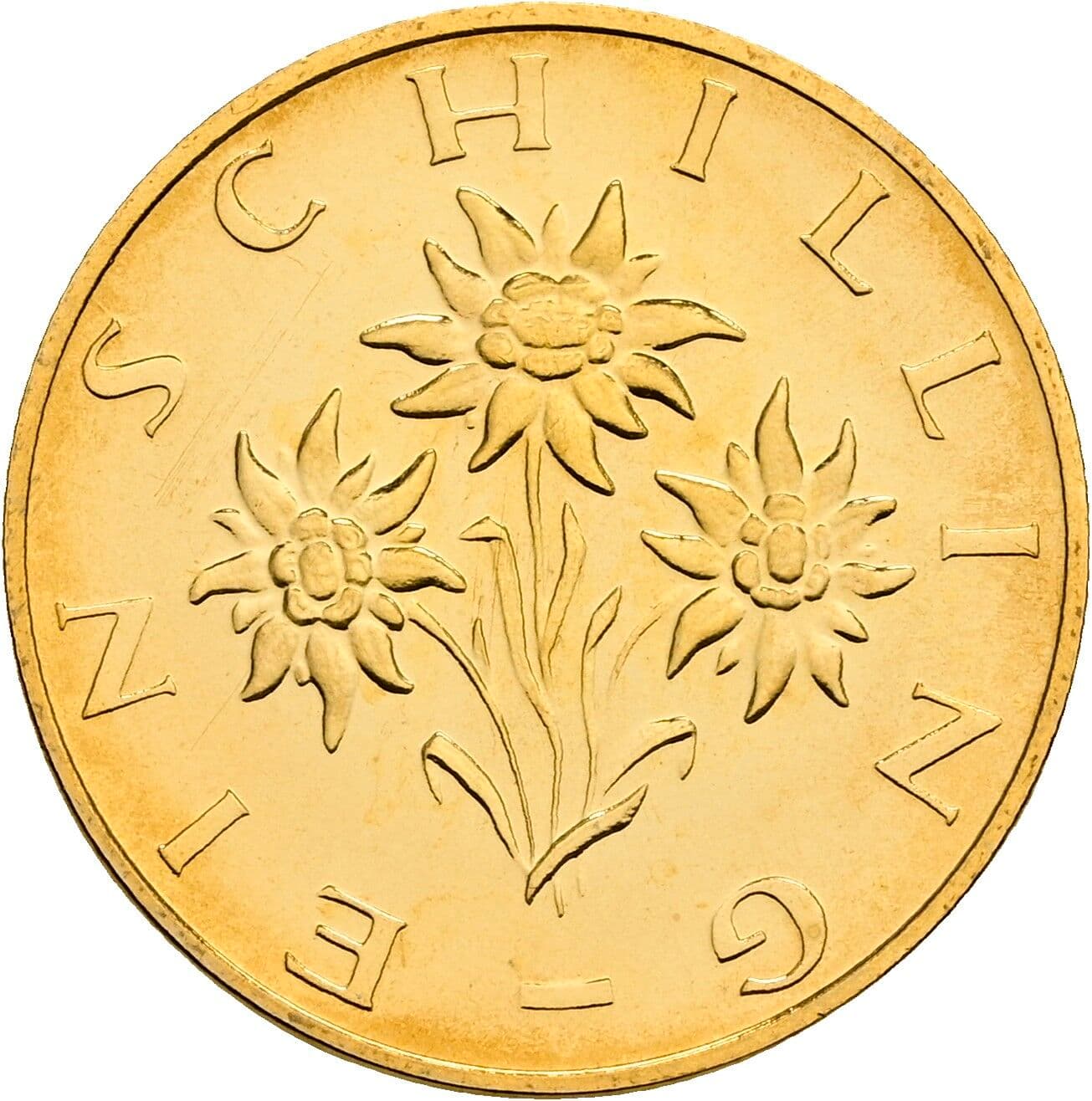 1 Schilling 1982 – Rückseite