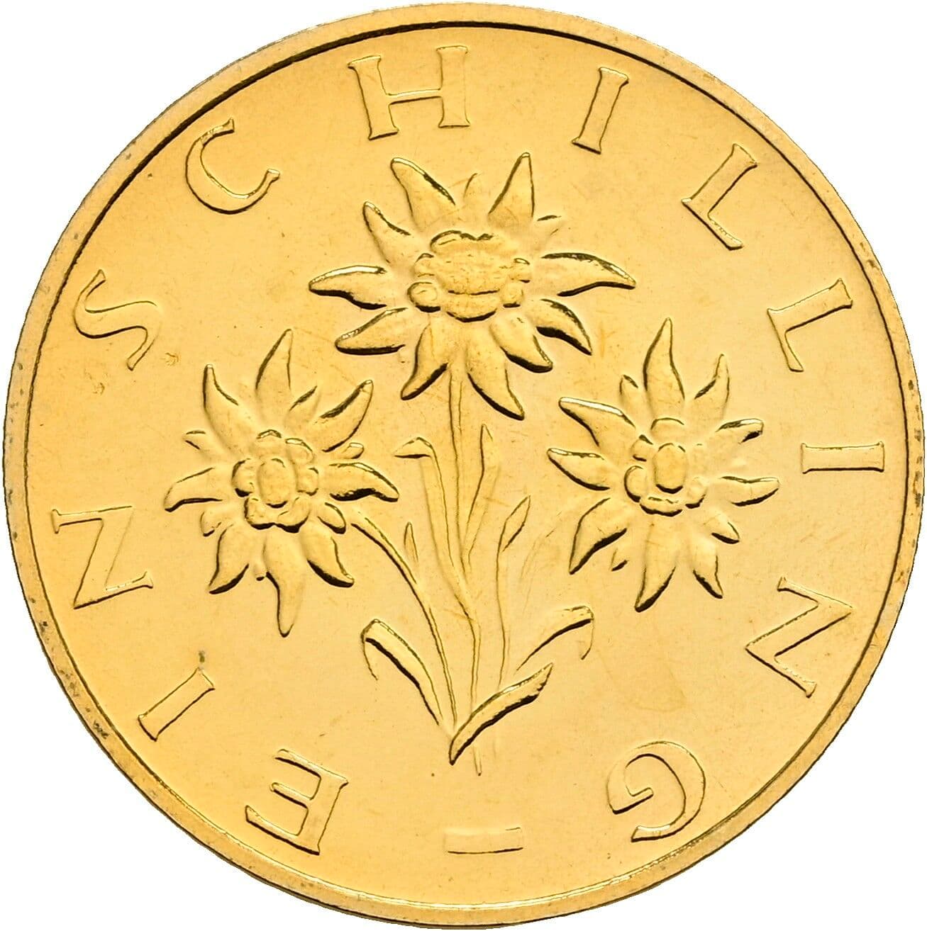 1 Schilling 1982 – Rückseite