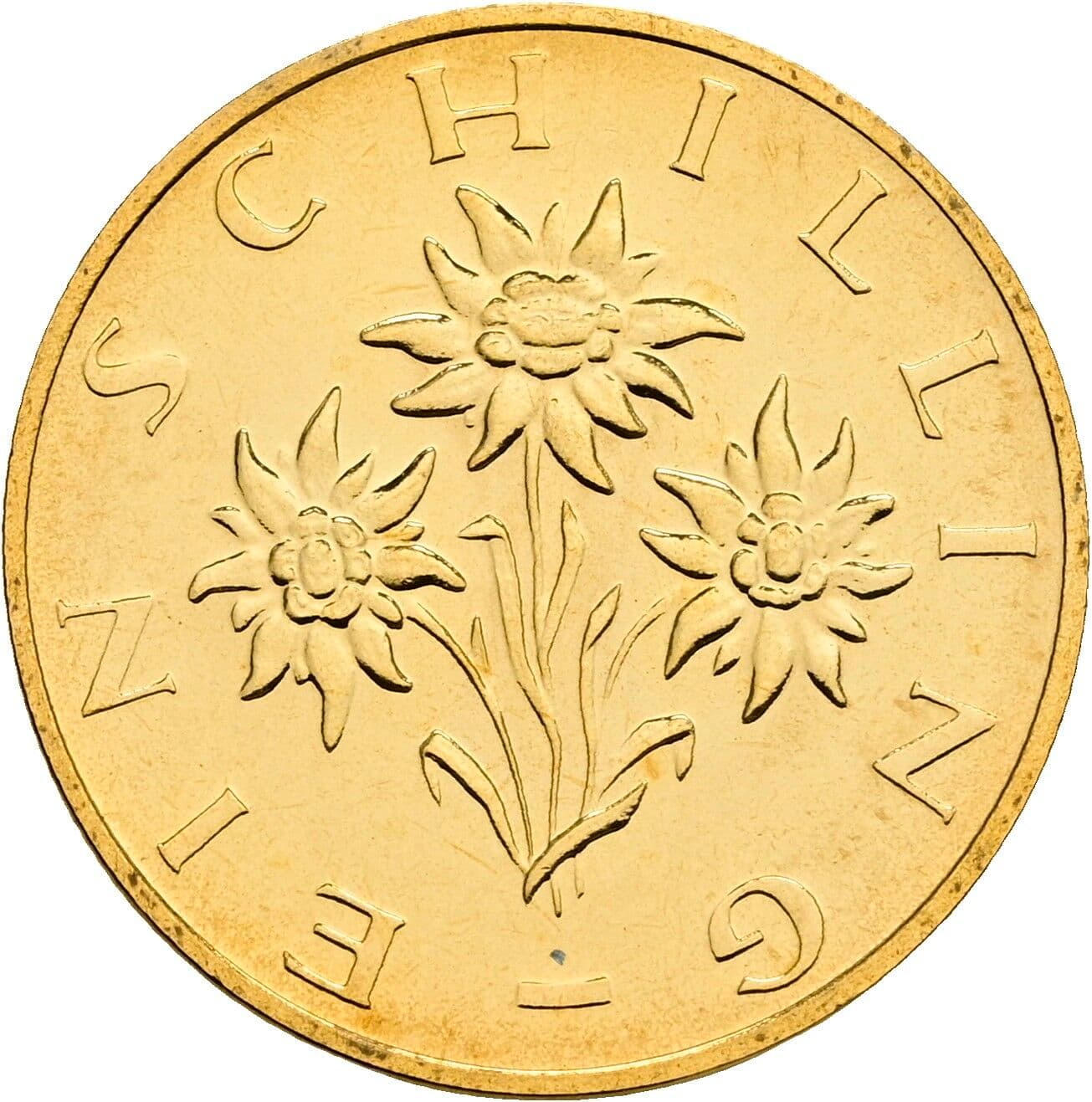 1 Schilling 1982 – Rückseite