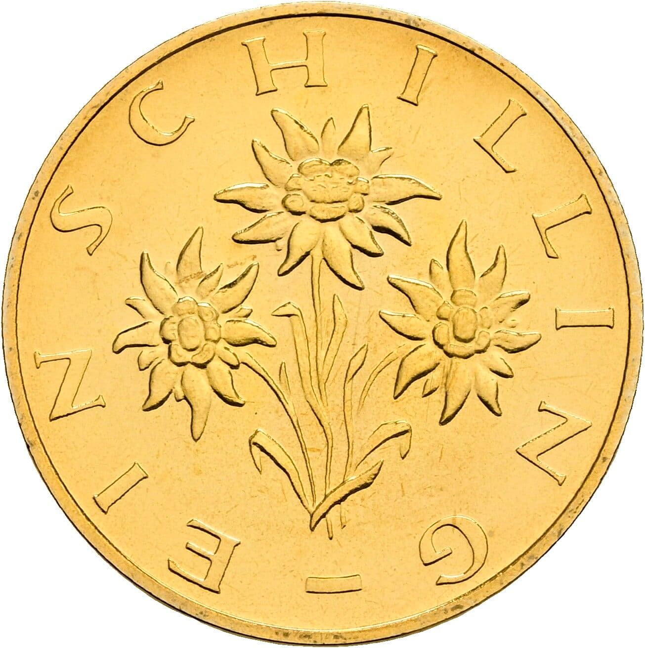 1 Schilling 1982 – Rückseite