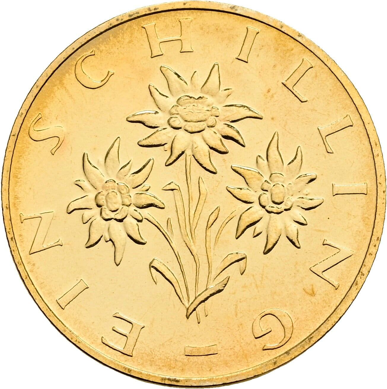 1 Schilling 1982 – Rückseite