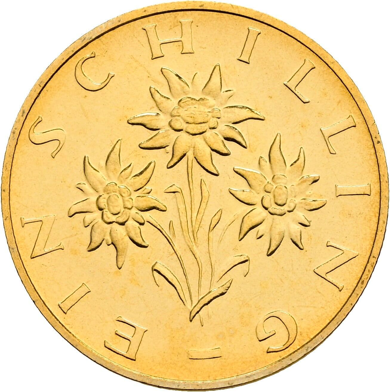 1 Schilling 1982 – Rückseite
