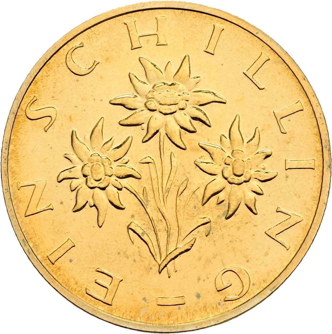 1 Schilling 1982 – Rückseite