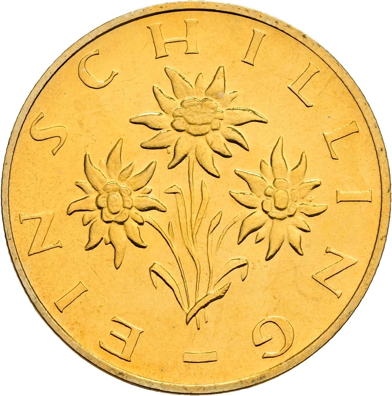 1 Schilling 1982 – Rückseite