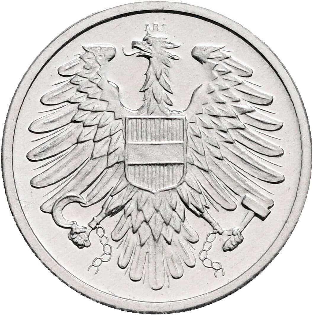 2 Groschen 1984 – Rückseite