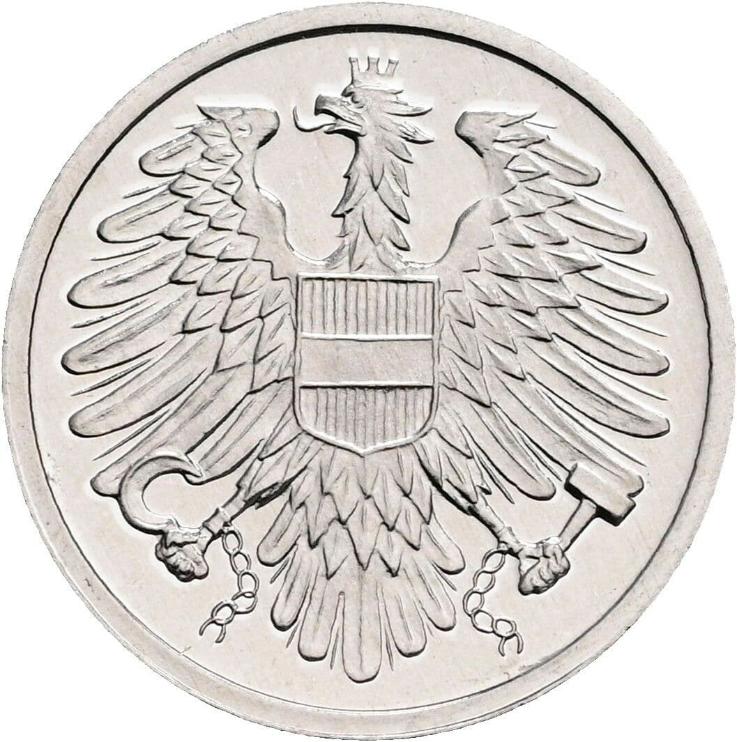 2 Groschen 1984 – Rückseite
