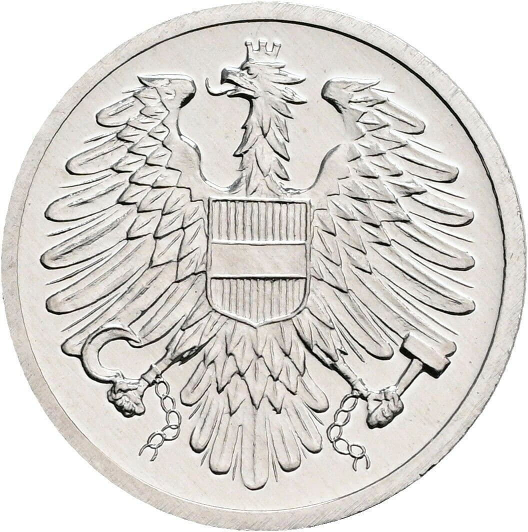 2 Groschen 1984 – Rückseite