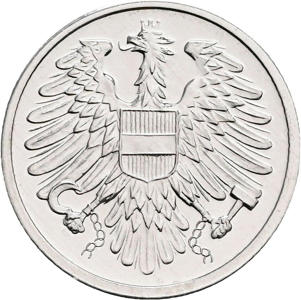 2 Groschen 1984 – Rückseite